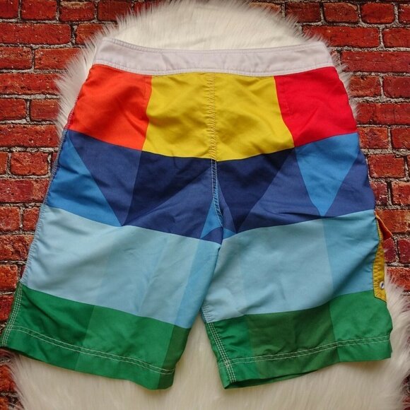 American Eagle Outfitters Men's Board Swim Surf Shorts Trunks Beach Colorful M - Picture 2 of 12